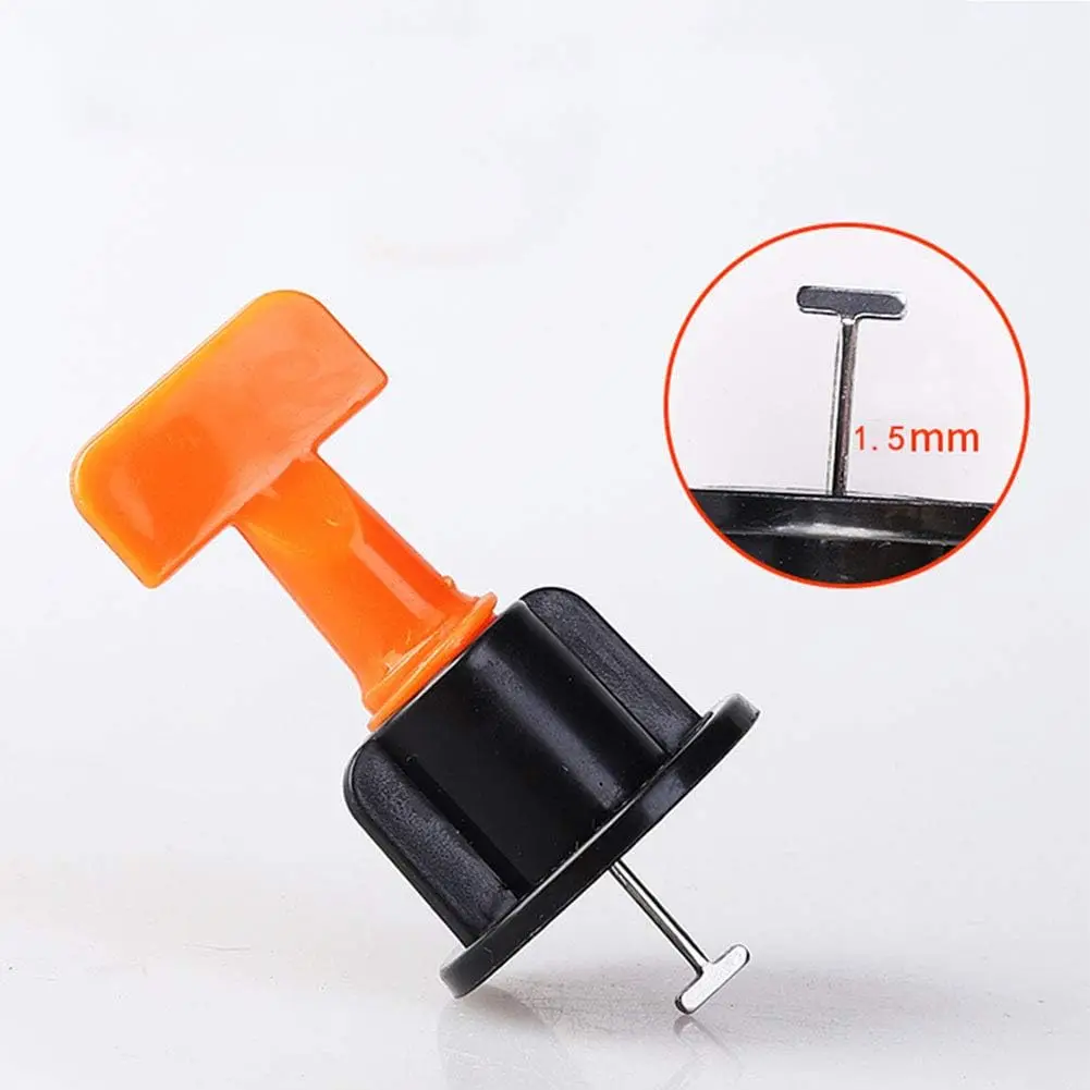 46pcs Reusable Tile Leveling System Clip Wall Floor Tile Leveler Spacers with Wrench Tile Laying Level Wedges Installation Tool