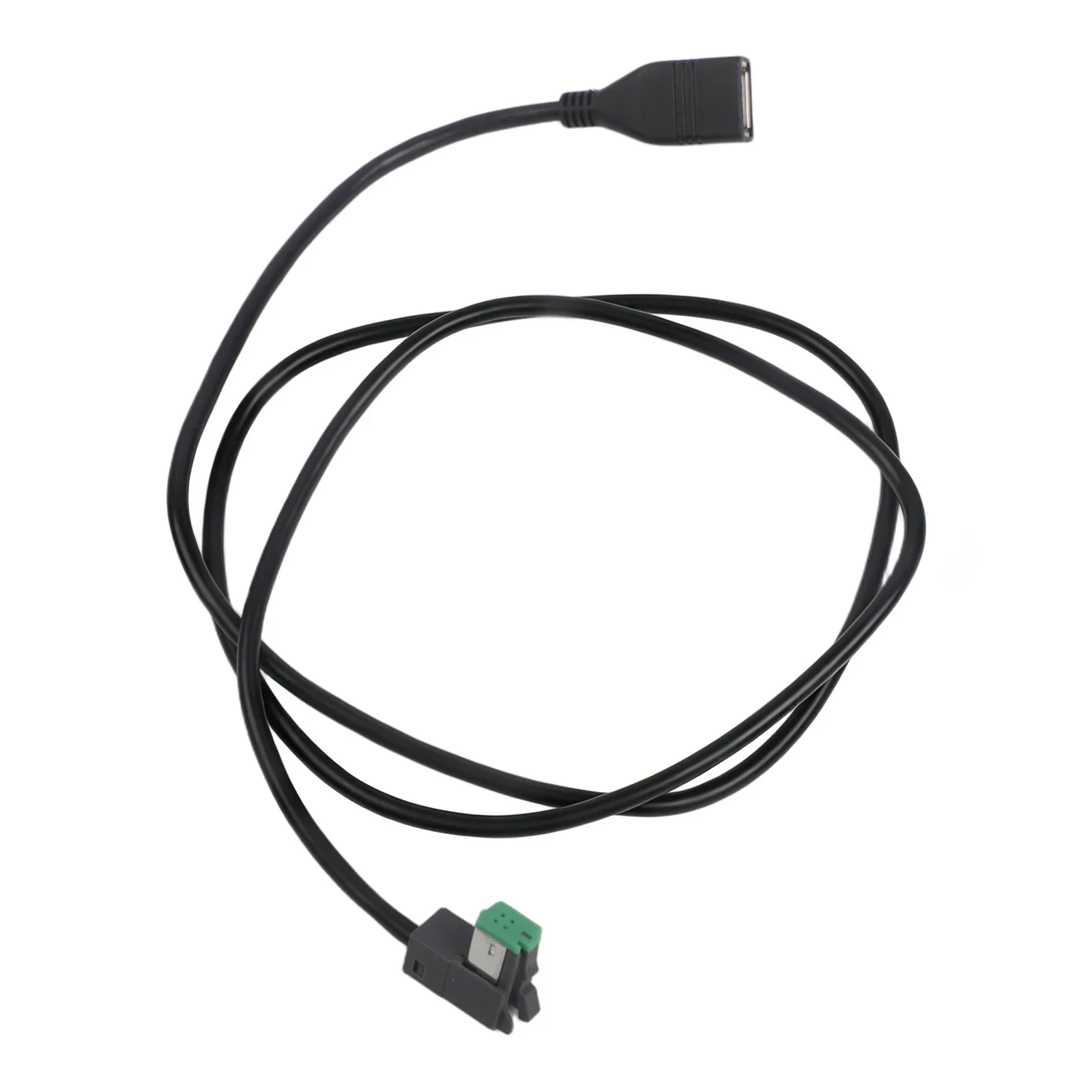 Black Navigation Extension Cable Wide Compatibility With Navigation Models Robust ABS Material Plug-and-Play Installation