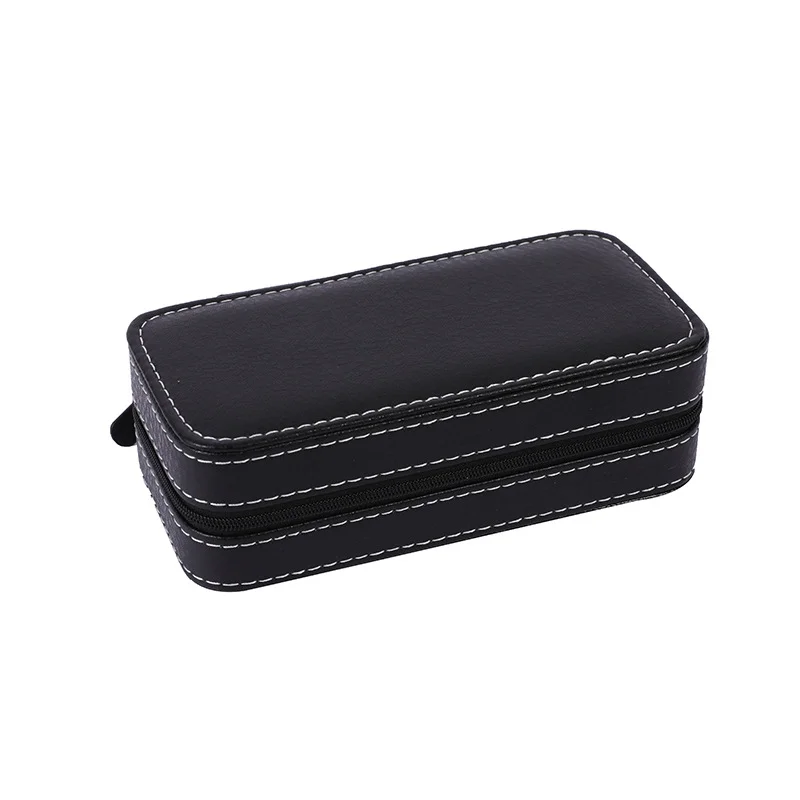 Embers Watch Box 2 4 8 Slots Leather Watch Storage Box Portable Watch Travel Case Shockproof Scratch-resistant