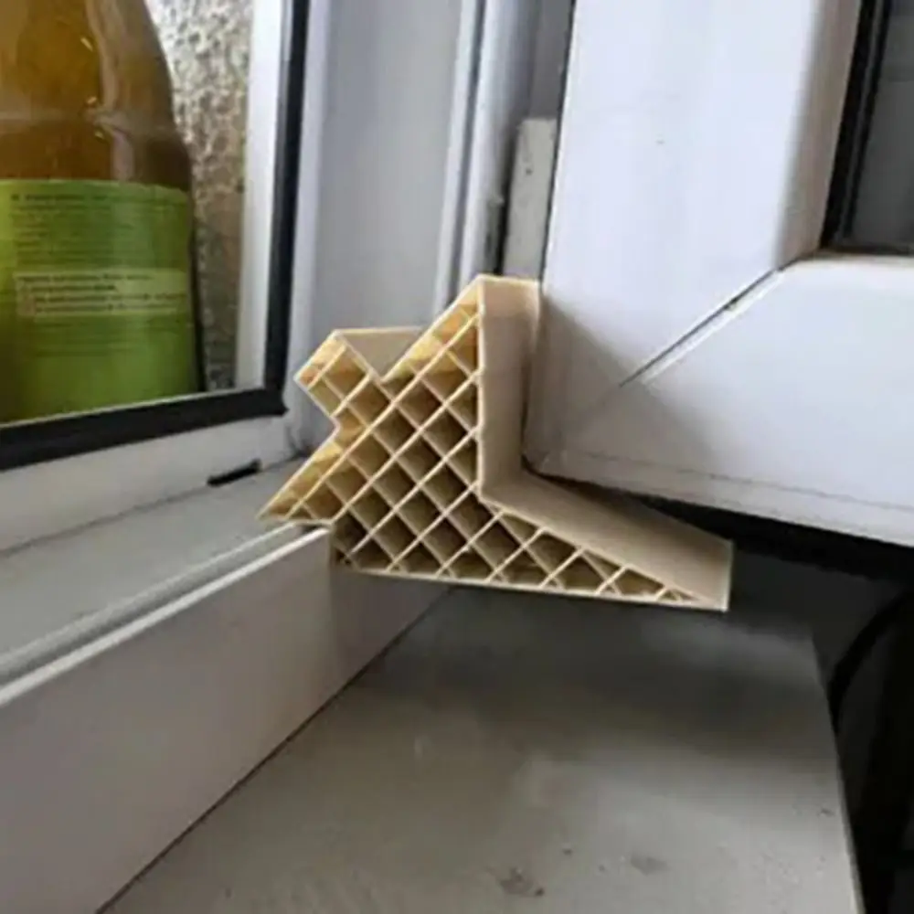 

Противоскользящий ограничитель для окон, дверей, универсальная защита для стен, клин для балконной двери, предотвращающий столкновения, сверхмощный раздвижной стопор