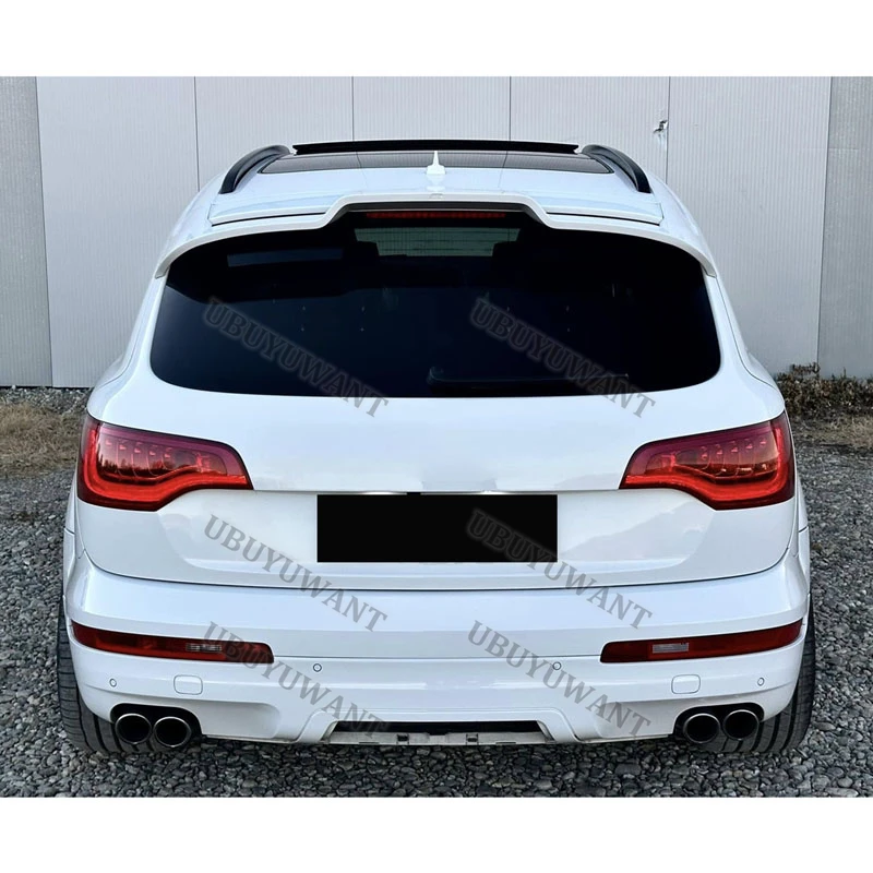 Für Audi Q7 SQ7 GEN 1 ABT-Stil Echter Carbon-Heckflügel Kofferraumlippe Spoiler 2006--2015