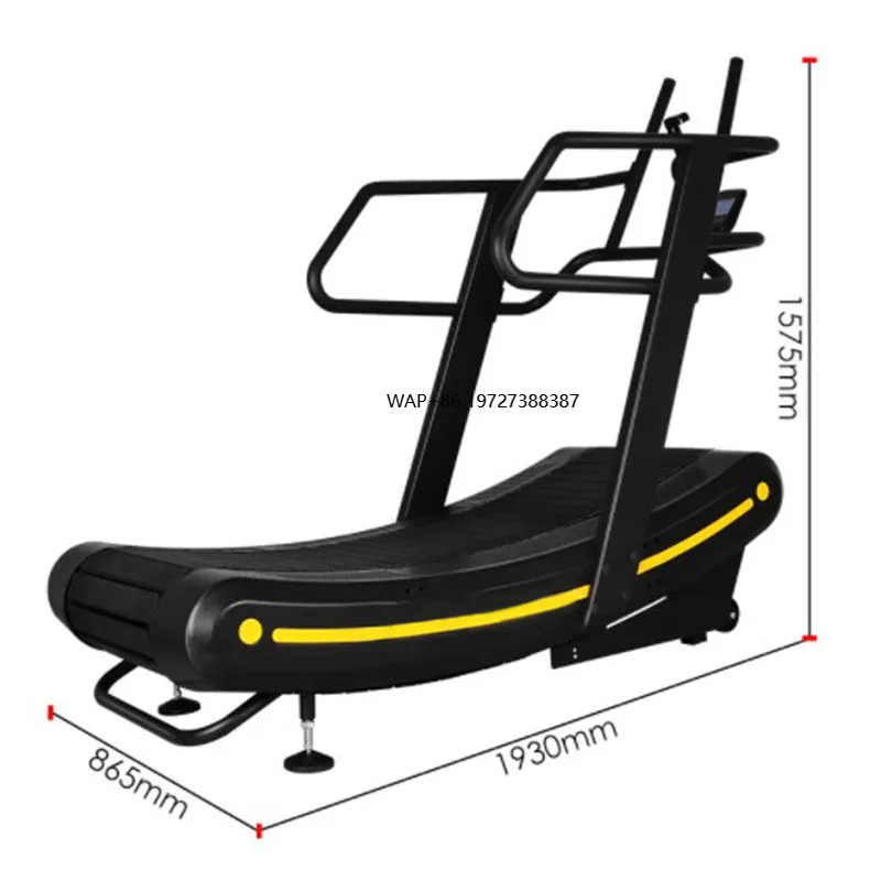 Curved Treadmill Multi-Exercise Mode Gym Mechanical Treadmill Unpowered HOME Fitness Treadmill