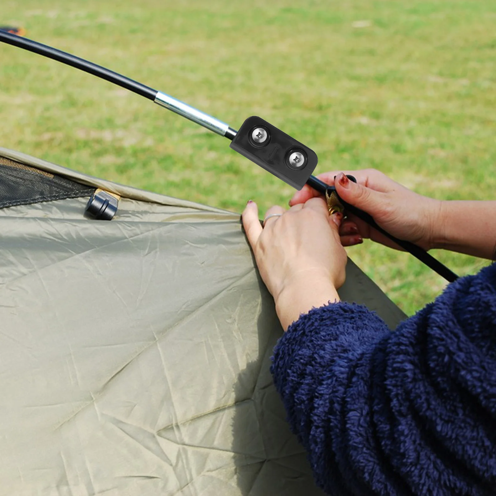 

4Pcs Plastic Canopy Connectors Tent Accessories Camping Tent Joints Connector Repair Parts Stabilizer Canopy Adapters