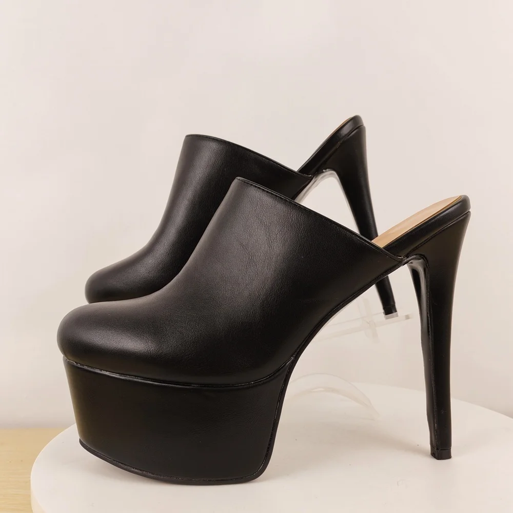 منصة كعب رفيع موضة شباشب عالية الكعب أحذية النساء Zapatos Mujer