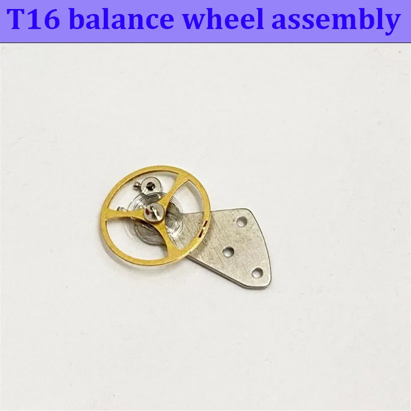 T16 Mechanical Watch Movement Accessory Full Swing Balance Wheel Assembly with Swing Clamp Plate for Watchmaking