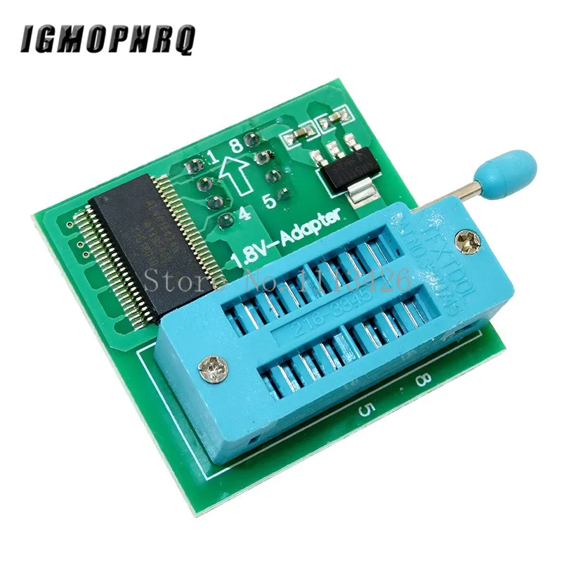 1.8V adapter for Iphone or motherboard 1.8V SPI Flash SOP8 DIP8 W25 MX25 use on programmers TL866CS TL866A EZP2010 EZP2013 CH341
