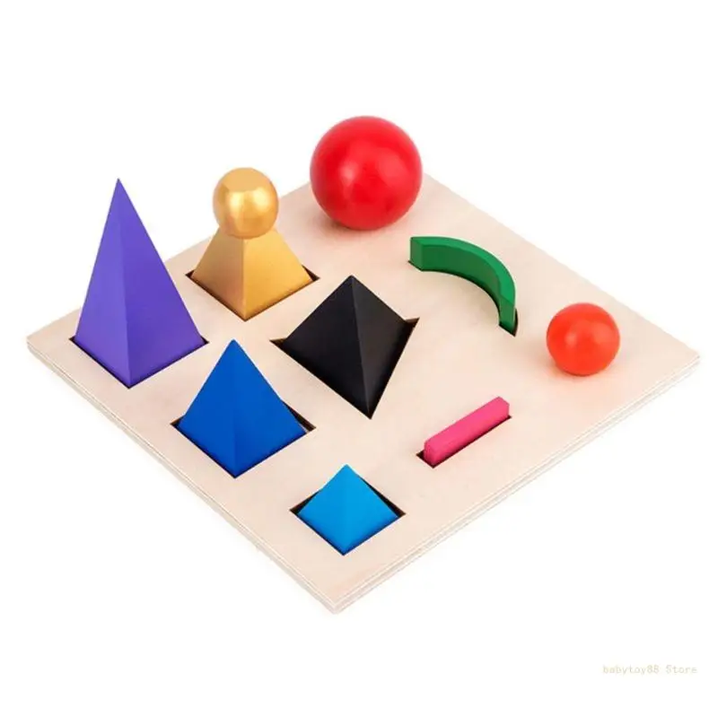 Y4UD Kids Montessori Basic Grammar Symbols Learning Aids 3D Puzzle Kindergarten Toy