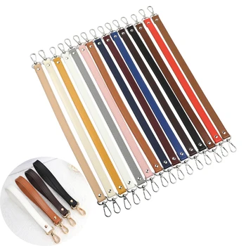 Yeni moda deri çanta askısı için 46CM kısa sapanlar çanta omuz askısı kolu çanta aksesuarları için değiştirilebilir kemerler