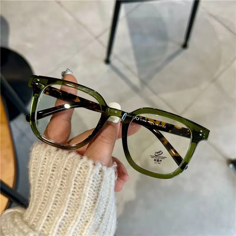 Retro Anti Blue Light Glasses Unisex Cat Eye Myopia Glasses New Square Eyewear Diopter Eyeglasses Women Computer Glasses for Men