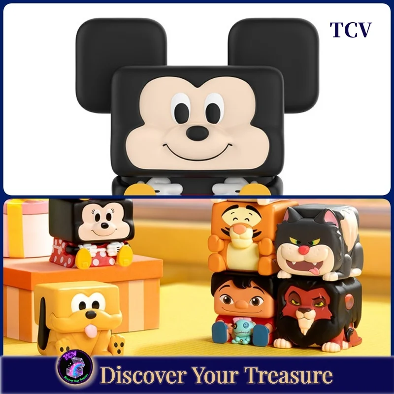 

Tcv Popmart Disney Classic Pop Cube-1 Series Figures Blind Box Mini Toy Surprise Gift Birthday Mystery Box Girl Mickey Minnie