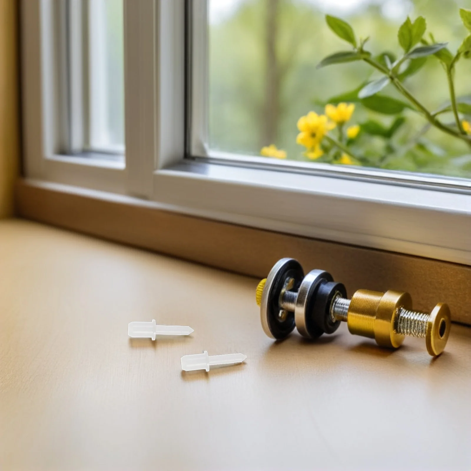 

70Pcs Window Blind Repair Kit Strong Shutter Fasteners Tilt Rod Staples Louver Pins Fix Damaged Shutters in Minutes