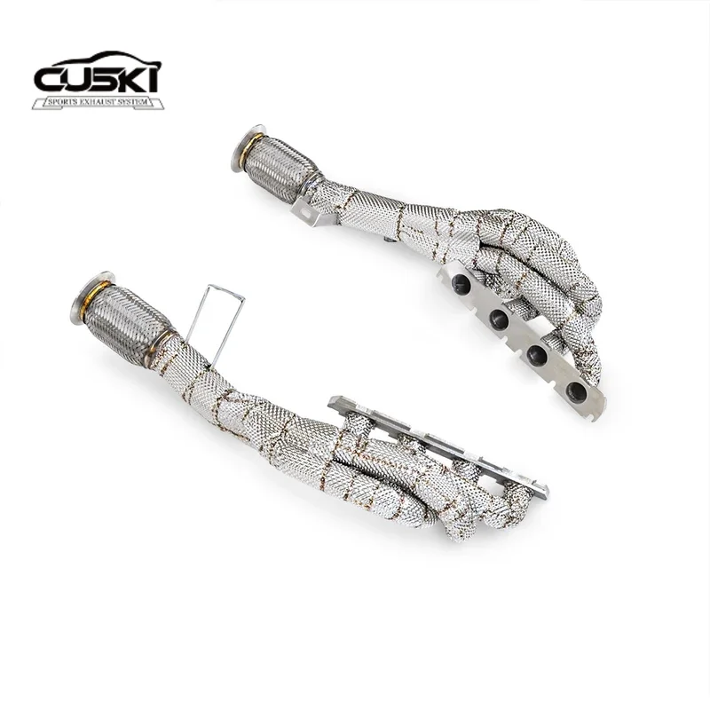 

High Performance exhaust system with insulated for Audi R8 V8 4.2 2008-2020 quality stainless steel auto Exhaust parts
