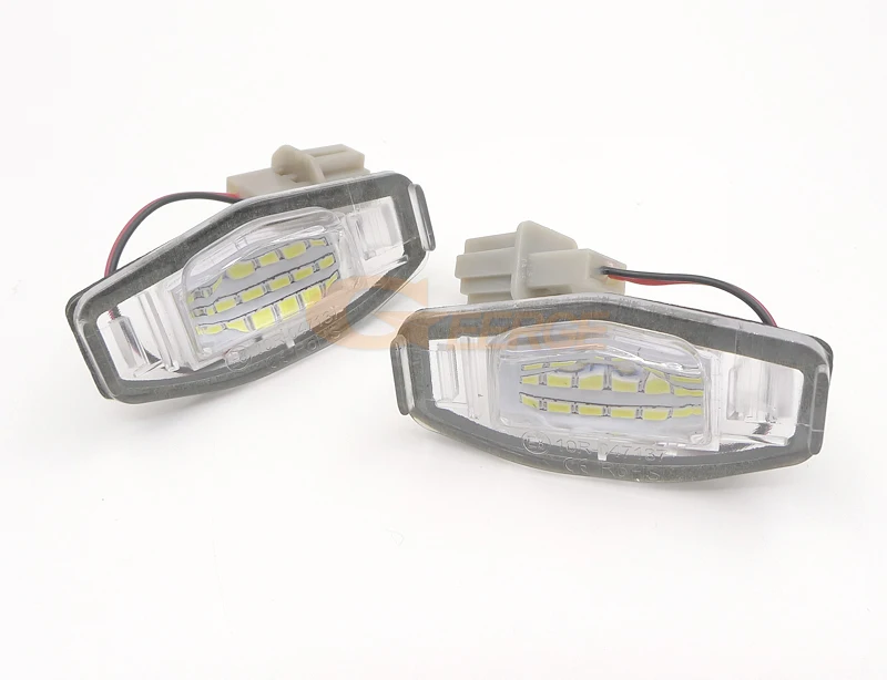 For Honda Accord Sedan Civic Pilot Odyssey MK2 City MK4 Legend MK3 Ultra Bright Led License Plate Lamp Light No Error