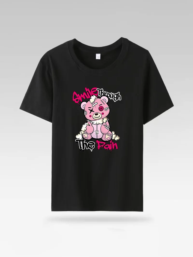 女性の半袖サマーTシャツ、私はスティックコットントップスを運転することができます、トリックオアトリートTシャツ、ハロウィーンギフト、女性の女の子の服、y2k