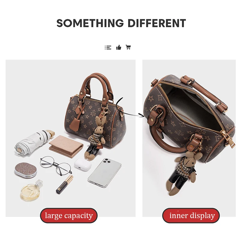 FOXER Vintage 2026 Women\'s Shoulder Handbag Fashion Large Pillow Bag Female Crossbody Bag for Daily & Commute Use