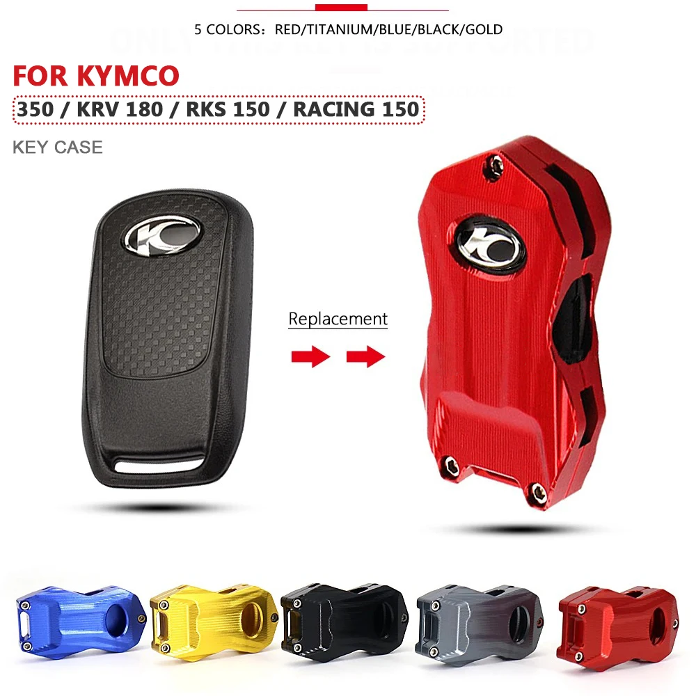 

Key Shell Case Protective Cover For Kymco KRV180 KRV 180 Xciting S350 RKS150 Racing 150 Motorcycle Key Housing Accessories