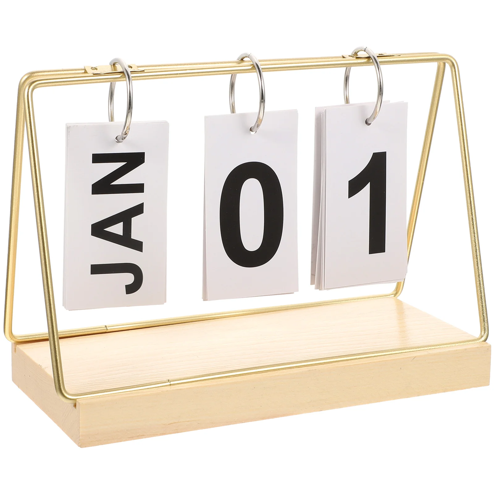 

Wooden Calendar Ornaments for Desk Office Decorations Block Countdown Calendars