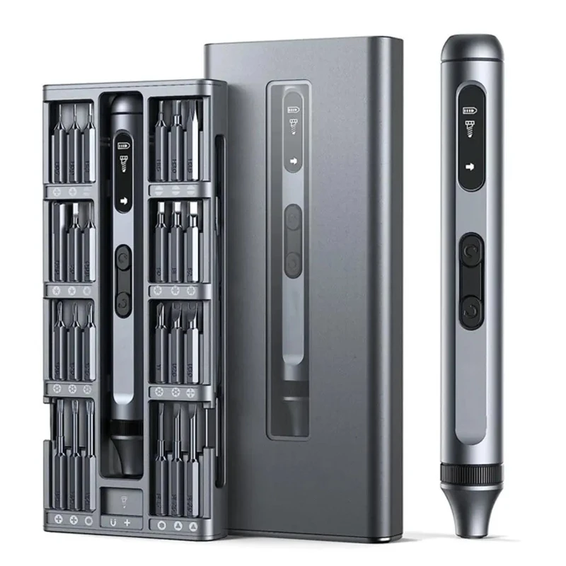 50 in 1 Electric Screwdriver Set Removable Bit Magnetic USB Rechargeable Screw Driver Repair Hand Tools For Phone PC Watch