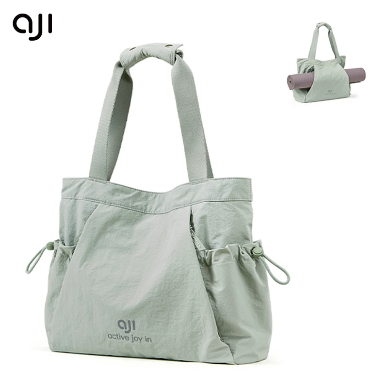 AJI bolso de hombro de moda para mujer, bolso de hombro para ropa suave, Color sólido, nuevos bolsos ligeros, bolso de mano para mujer de diseñador 2025