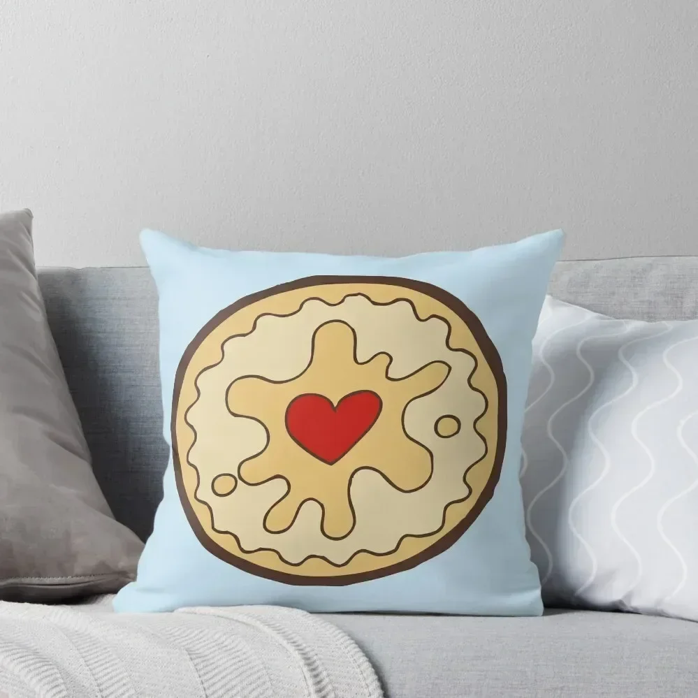 Jammy Dodger British Biscuit Throw Pillow Pillow Decor pillow pillowcase Embroidered Cushion Cover Pillowcase