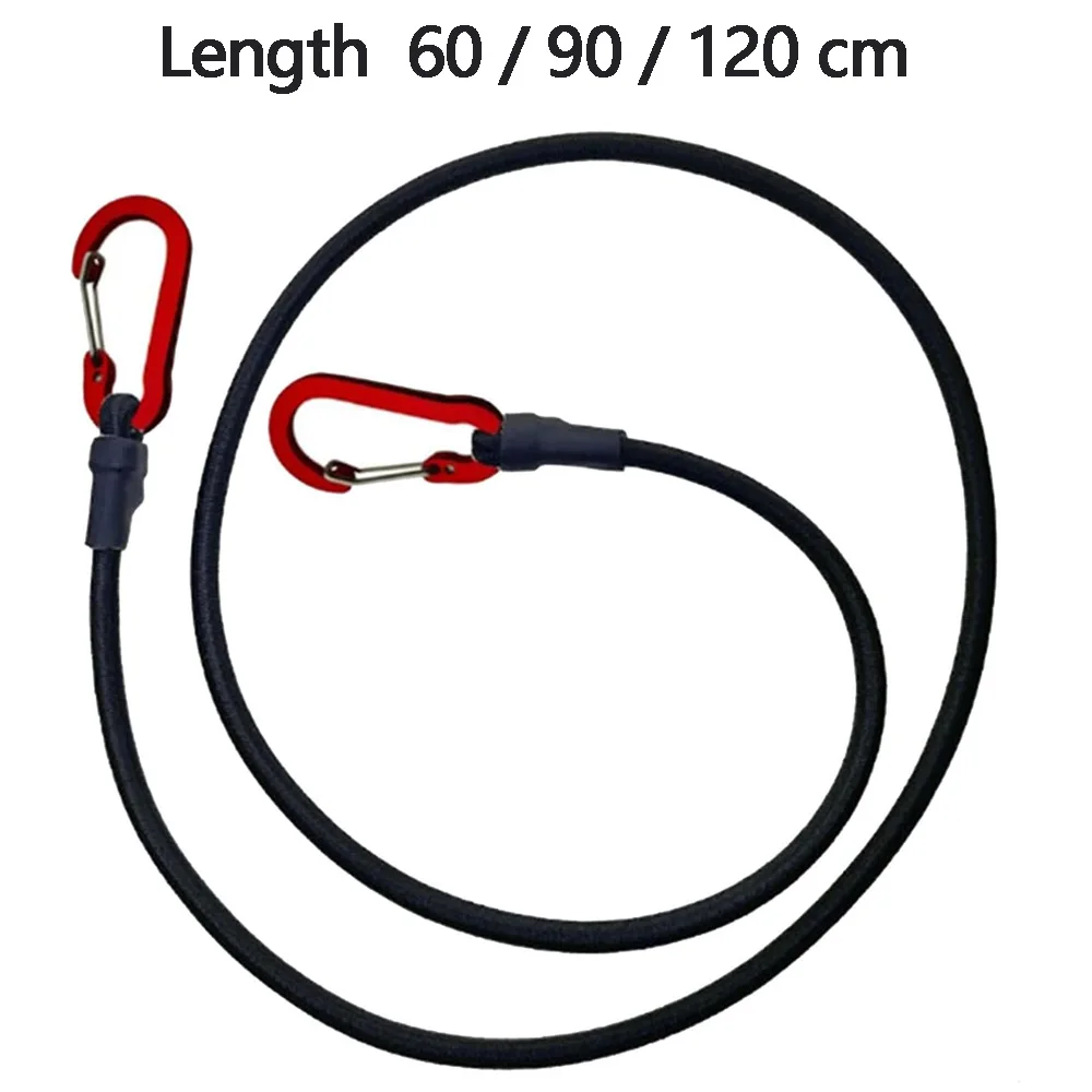 AliExpress NONE Heavy Duty Bungee Cord Elastic Tie Strap String Carabiner Hooks Kayak Cycling Luggage Packing Ropes Camping Accessories