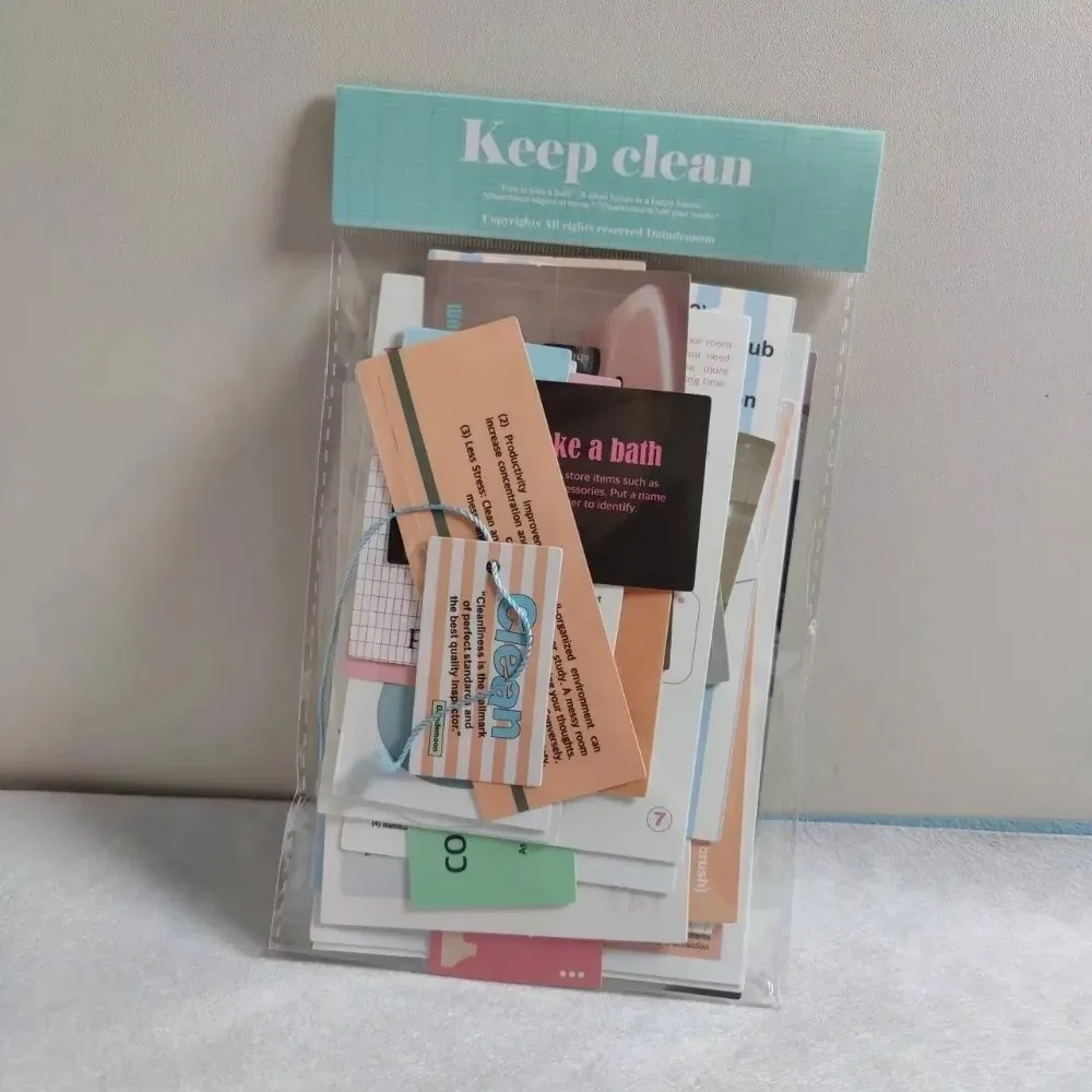 

Korean Paper SiMiDa OAB Stickers DIY Laundry Themed Decorative Stationery Hand Account Collage Educational Tools