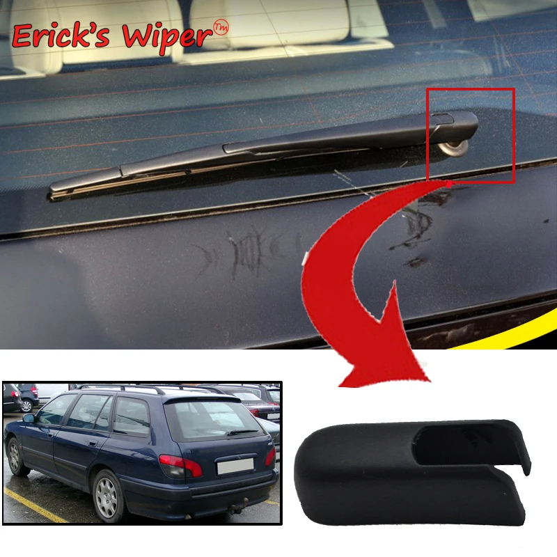 Erick\'s Wiper Rear Wiper Arm Washer Cover Nut Cap For Peugeot 406 SW Estate 1995 - 2008 Windshield Windscreen Tailgate Window