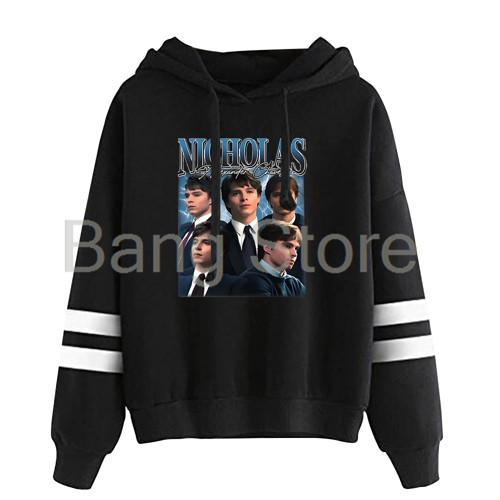 Nicholas Chavez Vintage Pullover Hoodie Women Men Hooded Sweatshirt Fashion Long Sleeve Tracksuit