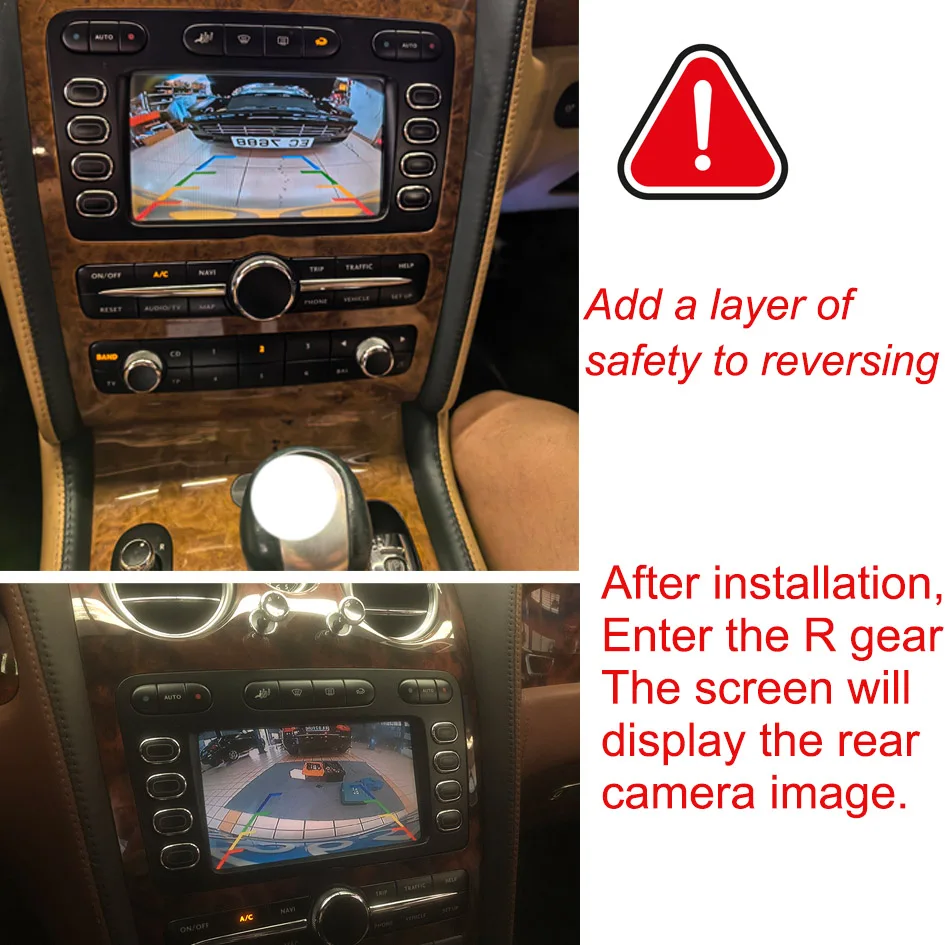 Rearview Camera Interface For Bentley Flying Spur‌‌ Continental Refit Original Screen Upgrading to Reverse Camera Image Assist