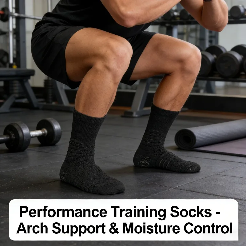 

Спортивные носки, сетчатые дышащие мужские противоскользящие утолщенные махровые подушки, впитывающие пот, детские носки до середины икры, баскетбольные носки