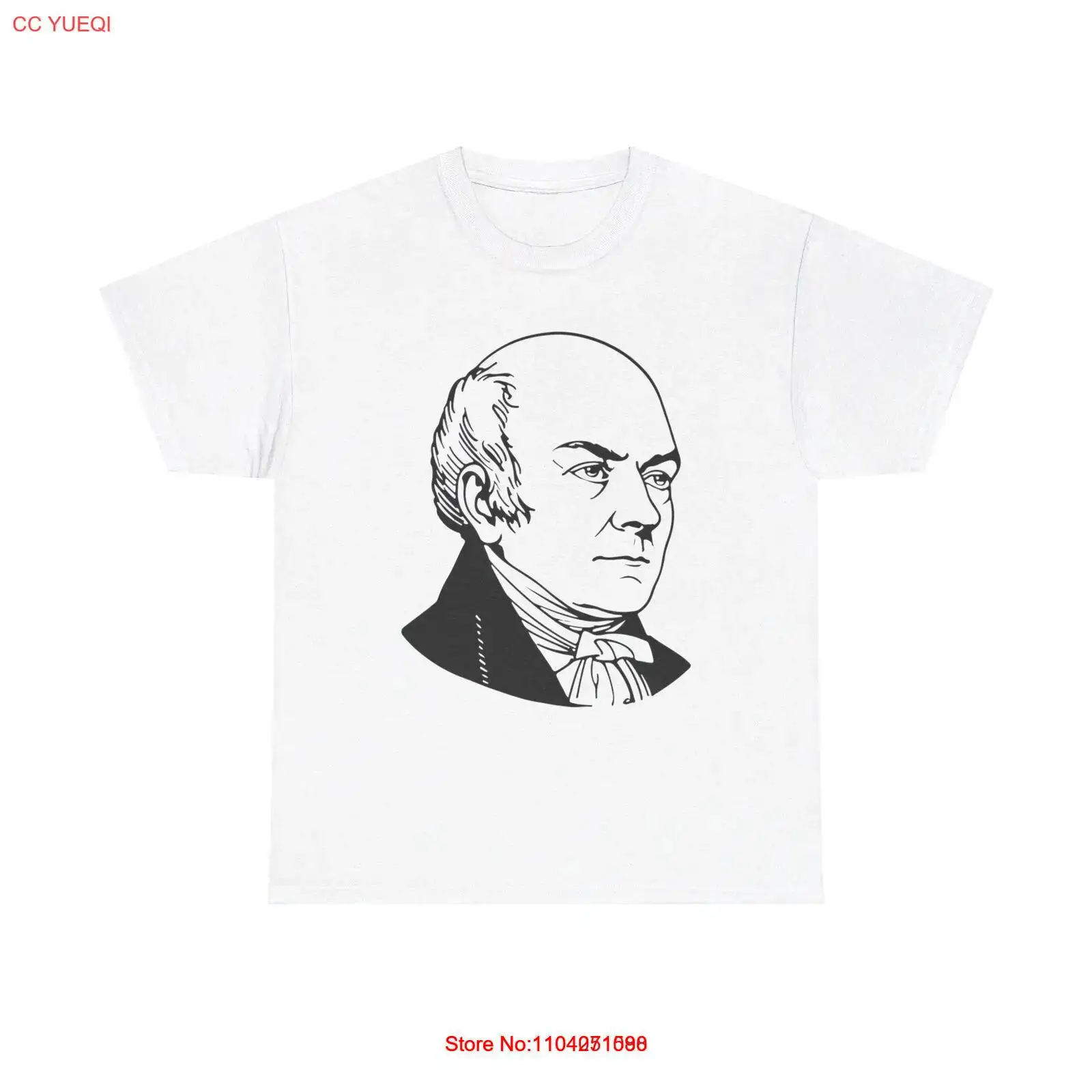 John Quincy Adams T-Shirt - president american history portrait statesman senate