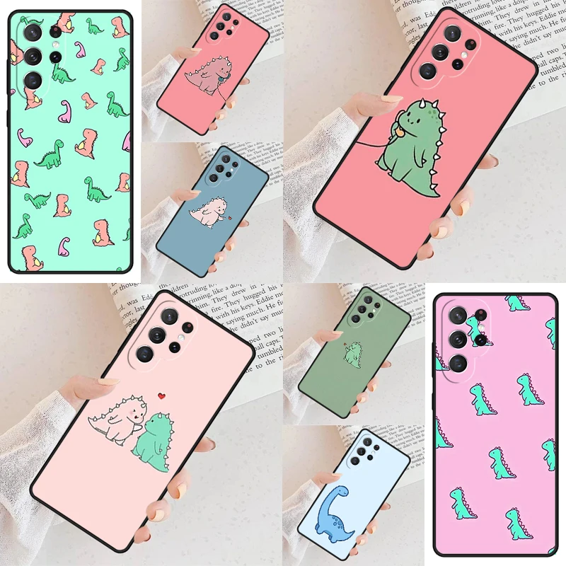 Animal Dinosaur Fun Dino Cell Phone Case for Samsung Galaxy S26 Ultra S25 S24 S23 S22 S21 S20 Note10 Cover