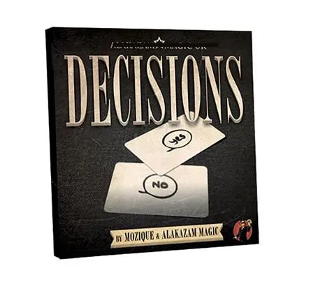 Decisions  by Mozique,Mentalism Magic Tricks,Illusions,Card Magic,Close Up,Comdy,Props,Prophecy,Magician Toys