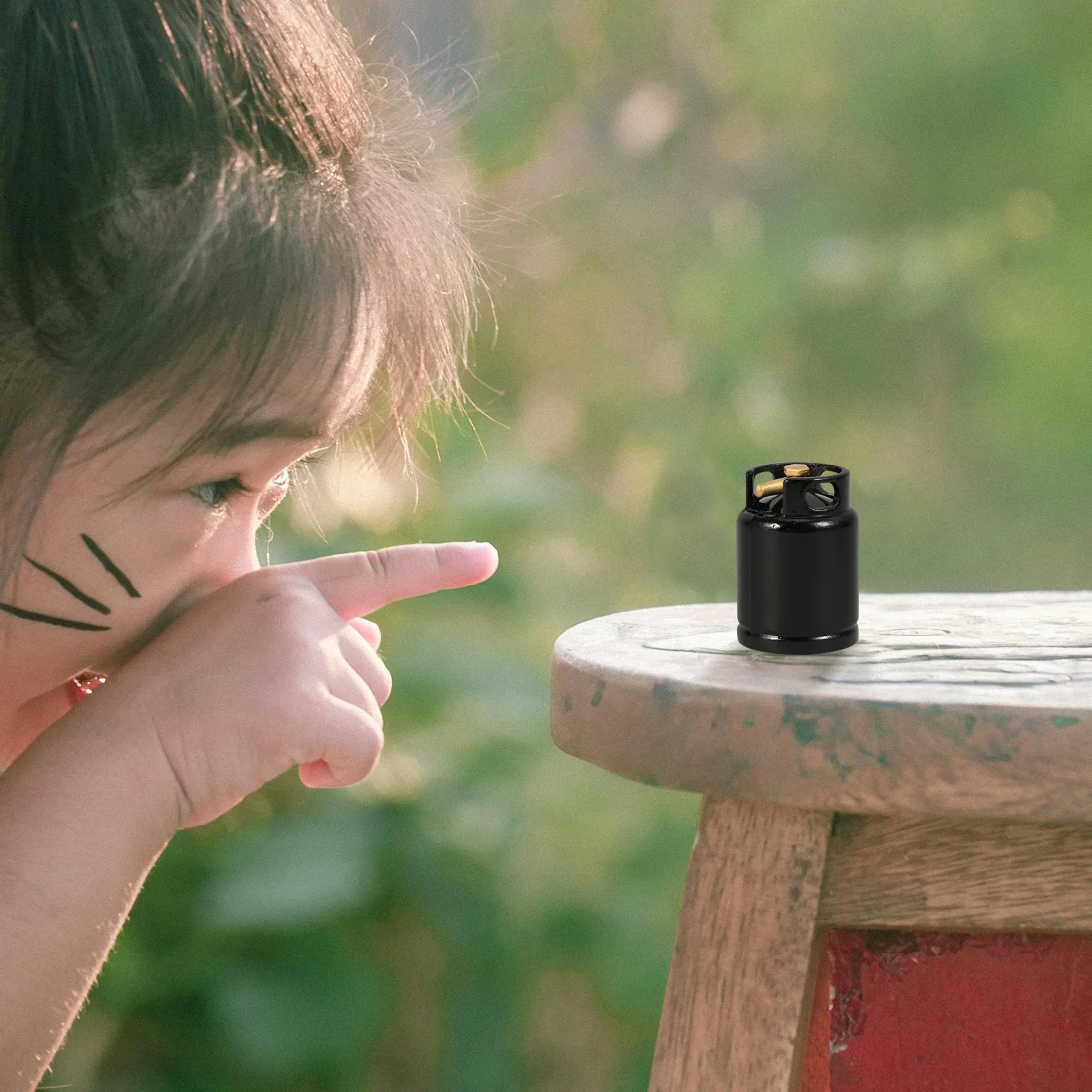 ตุ๊กตาอุปกรณ์เสริมถังแก๊ส MINI ของเล่น Miniature ของเล่นตกแต่งกระบอกห้องครัว