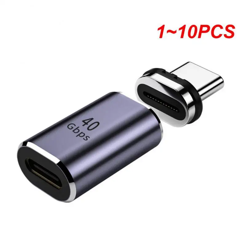 1~10PCS 24Pins USB 4 Magnetic Adapter Type C 140W for Macbook Air 40G 20G 8K@60Hz USB C Fast Charge Magnet Converter