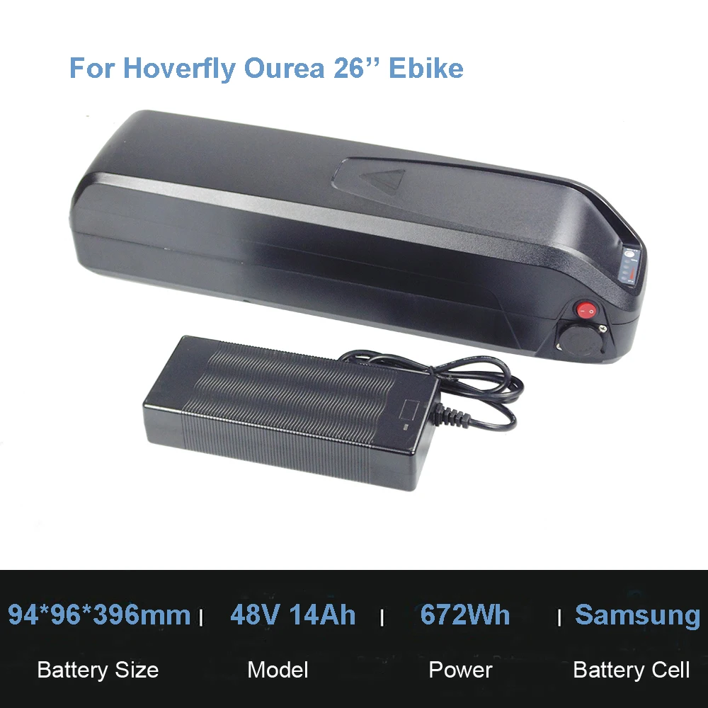 Elektrische Fiets Fiets Lithium Batterij 36V 12ah 48V 7.8ah 15ah 18ah Voor Ouxi V8 Samebike M20-Ⅲ Hoverfly Ourea Rcb Rk15 Ebike