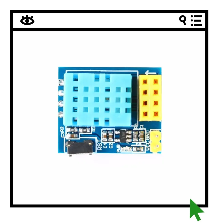 

5 шт. модулей Wi-Fi для измерения температуры и влажности DHT11 ESP8266/ESP-01/esp-01S
