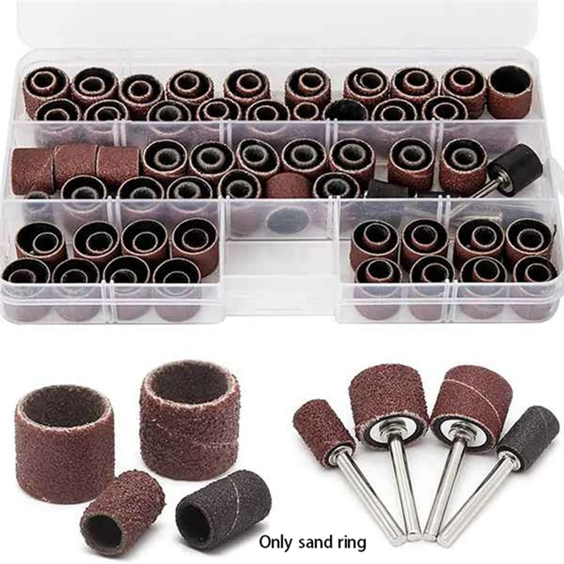 104 Stuk Schuurband Socket Drum Sander Set Nagelboor Schuurband Grof Schuurband 4 Spindel Rotary Kit