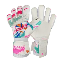 Guanti da portiere Bambini Adulti Guanti da portiere antiscivolo Grip in lattice Protezione professionale da calcio Calcio Uomo Donna Guanti da partita