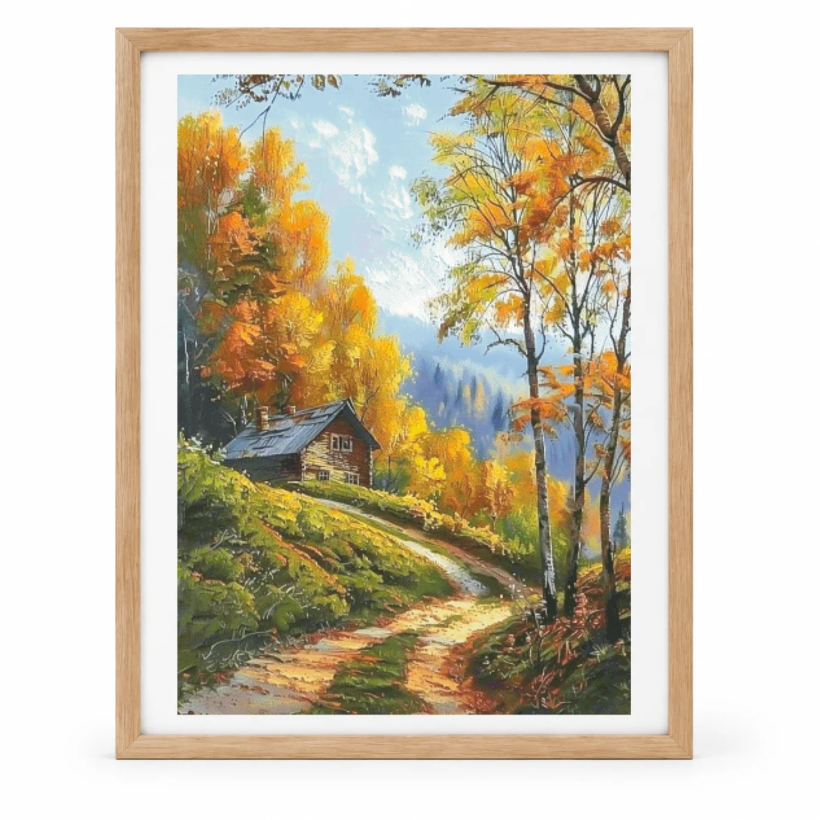 [ZZ9250 – Cabane de forêt d’au - Cross Stitch Stamped Kits Beginners avis et prix