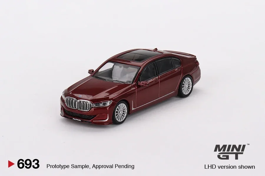 

Миниатюрная модель автомобиля BMW Alpina B7 XDrive в стиле Звезд, аксессуары для детей, 1:64