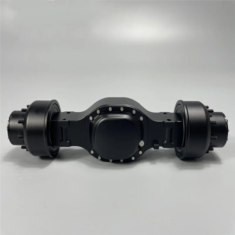 1/14 RC Truck Aluminum Alloy CNC Integrated Locking Differential Rear Axle For Tamiya 1/14 RC Tractor Truck Accessories Parts
