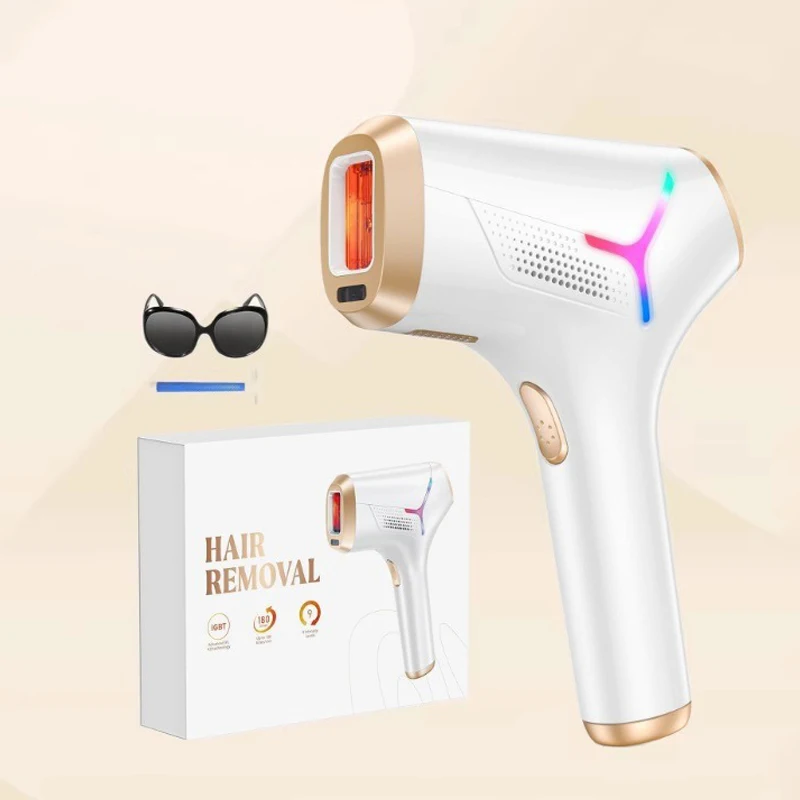 Laser Hair Removal IPL Device 999900 Flashes Dual Flashes Mode 3 Weeks Visible for Women Men Home Laser Quick Safe Treament
