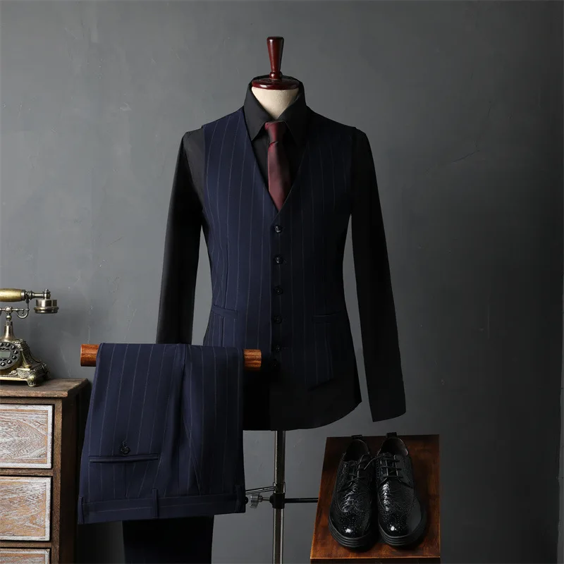 10372 Groom's suit British style groomsmen's suit business formal wedding