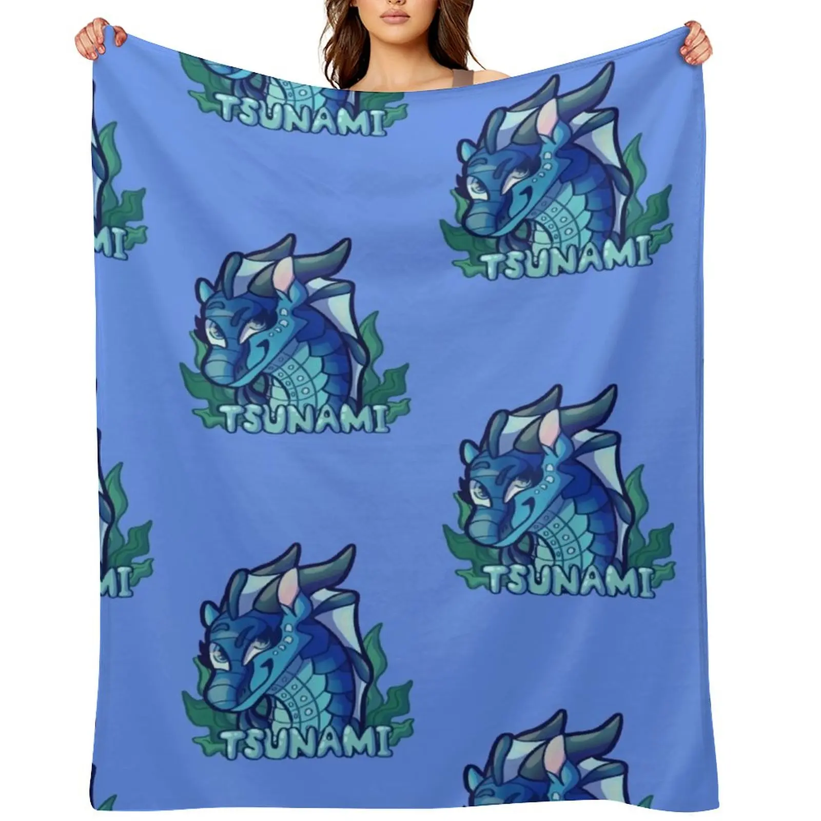 

Tsunami Throw Blanket Plaid Baby Luxury Designer Hairy Blankets