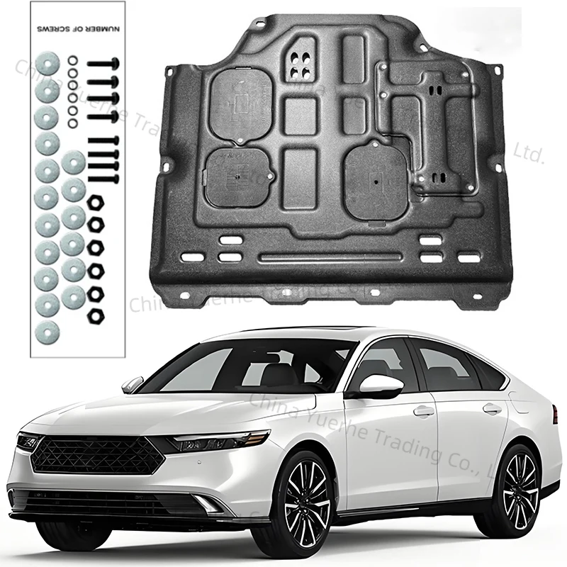 

Под двигателем, брызговик, брызговик, крышка, защита крыла для Honda ACCORD 2023-2024, 11H, 1,5T, автомобиль, черный