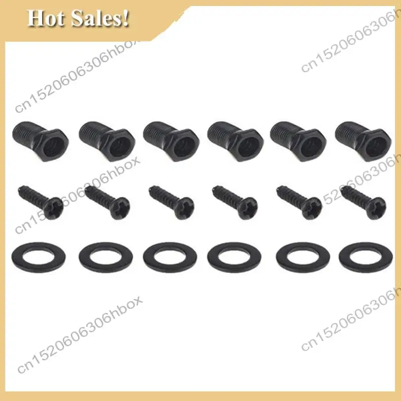 

-HOPE 6 Pieces Guitar String Tuning Pegs Keys 3 Left 3 Right Guitar Machine Heads Knobs With Strap Button Locks Picks And Guitar