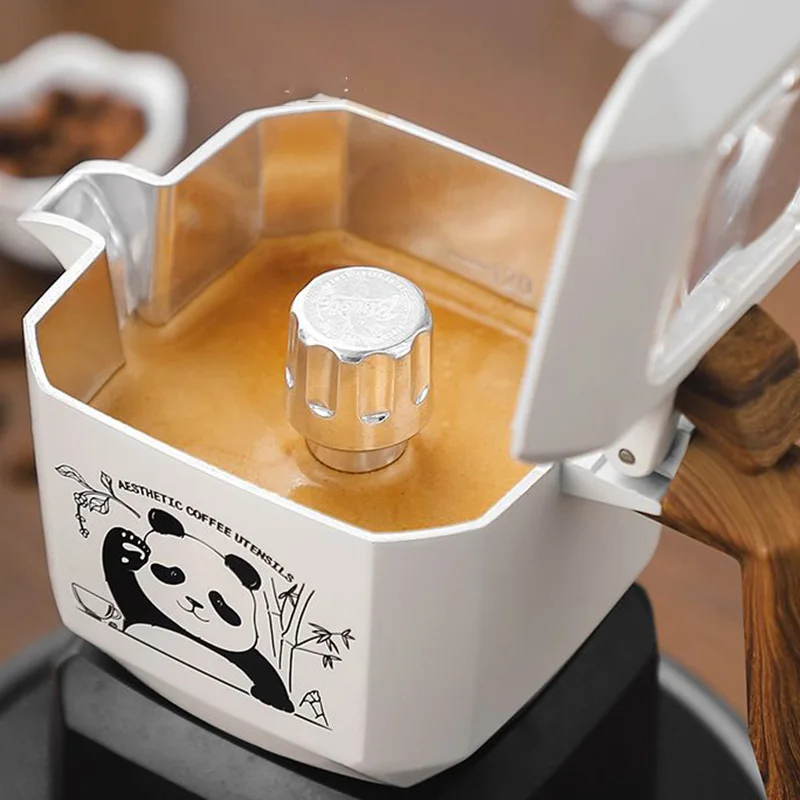 Schattige Cinnamoroll Italians Koffiemachine Kawaii Cartoon Paars Thuiskantoor Dubbele Klep Moka Pot Maken Koffiepot Verjaardagscadeau Speelgoed