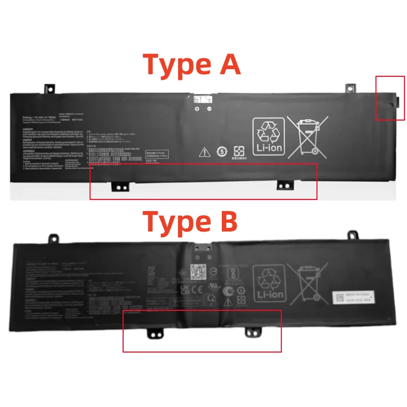 New Laptop Battery C41N2101 C41N2101-1 for ASUS ROG Zephyrus G14 FX517Z FX517ZC FX517ZE FX517ZM GA402R GA402RK ZenBook PRO 17