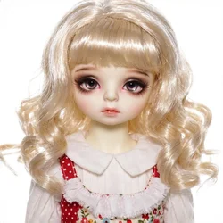 Doll Wigs For Girls! JD038 6-7inch  7-8inch 8-9inch Long Soft wave Synthetic mohair BJD Wigs YOSD MSD SD  Doll accessories